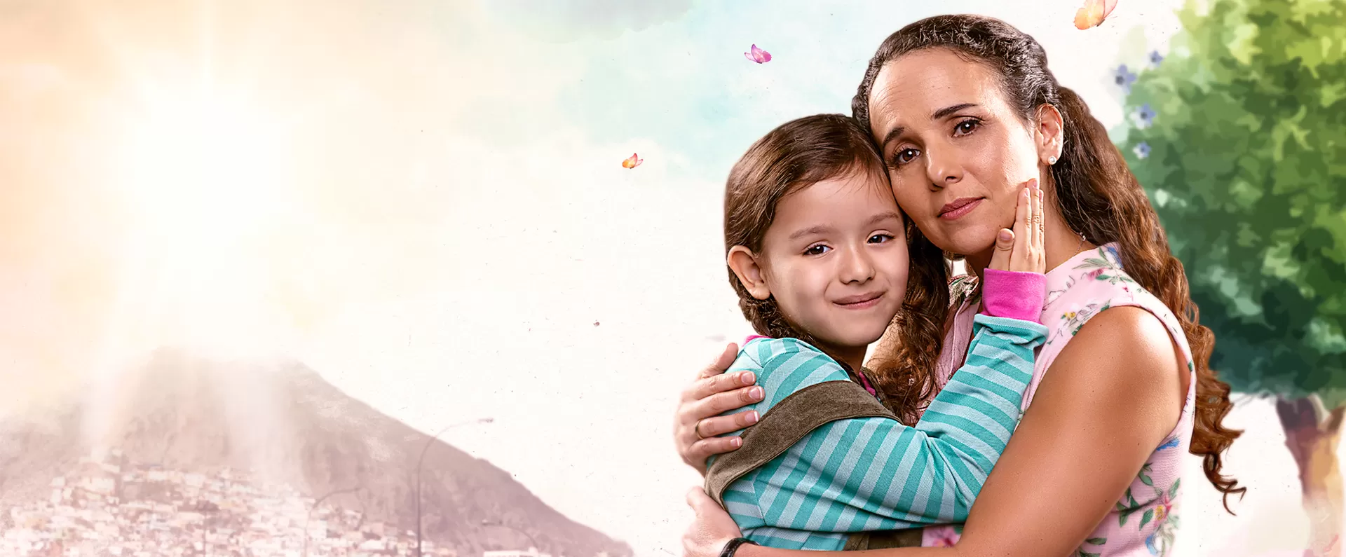 Elsa es una mujer luchadora, quien en base a sacrificio y cariño saca
adelante a sus hijos. Su vida dará un vuelco cuando una fatalidad
deje a CÉSAR, su esposo, en estado crítico y ella descubra que él tiene
una pequeña hija totalmente desamparada. Esperanza, es el nombre de la niña que, en medio de la adversidad y desazón, llenará de luz el camino de Elsa, la mujer que le salvará la vida.