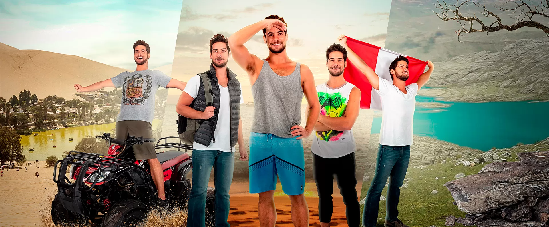 Andrés Wiese realiza recorridos por tierra a distintos destinos de nuestro país y muestra las actividades, cultura, deportes y opciones gastronómicas que estos ofrecen.