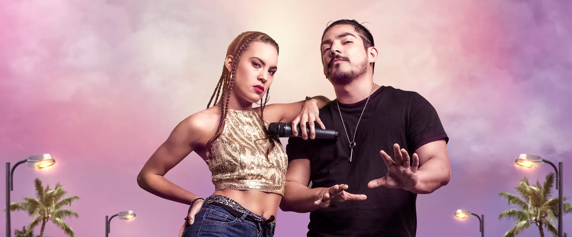 Música, amor y juventud. Esos tres elementos definen “Cumbia Pop”, telenovela familiar en la que pandillas juveniles de mundos muy diferentes, “Los malditos de Caja de Agua” y “Los Kings de la Molina” tienen que aprender a convivir en una correccional, resolviendo sus profundas diferencias para sacar adelante un grupo musical y así recuperar su libertad.