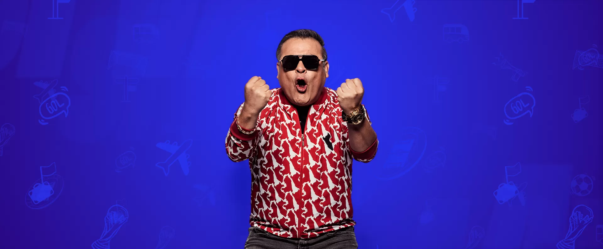 El carismático Juan Carlos Orderique estará presente en todos los eventos y conciertos del momento, para divertir a todos con su previa.

