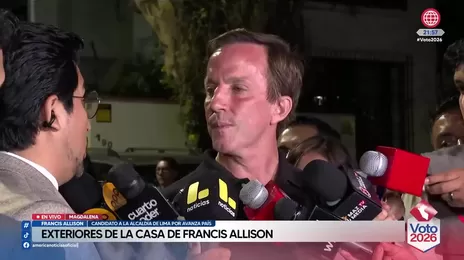 Francis Allison: "Voy a reconocer los resultados de confirmarse"