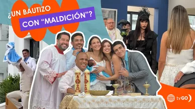 Divertidas escenas que no viste del bautizo de Joel Ontonio