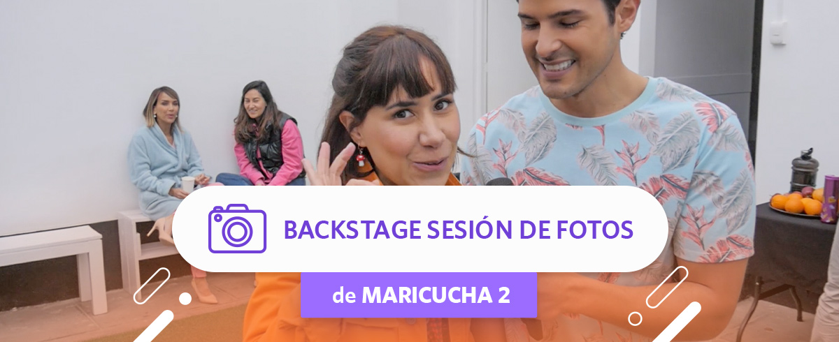 Backstage de la Sesión de fotos de Maricucha 2