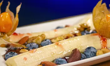 Banana Split de frutas
