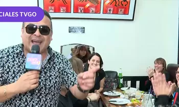 Orderique visita un restaurante peruano en Argentina