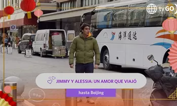 Lo que no viste del reencuentro de Alessia y Jimmy en la Muralla China