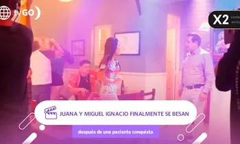 Todo lo que no viste del apasionado beso de Juana y Nachito