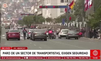 Negocios cierren en Av. Abancay y no se registra presencia policial