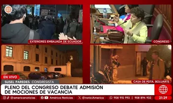 Debate del Congreso de la admisión de cuatro mociones de vacancia 