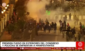 Marcha de colectivos y gremios terminó en disturbios y violencia