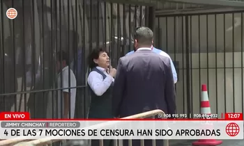 Manifestantes exigen la censura del presidente Jerí