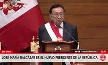 Discurso y juramentación de José María Balcázar como nuevo presidente