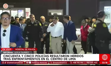 Policías y civiles heridos son atendidos en el Hospital de la Policía