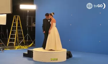 Mira cómo se grabó la divertida promo de Alessia y Jimmy