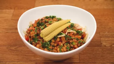 Ensalada de frijoles