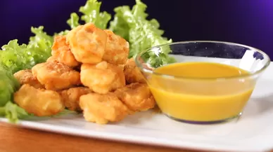 Nuggets con Honey Mustard