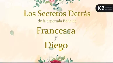 Mira cómo se grabó la boda frustrada de Francesca y Diego
