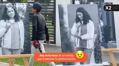 Todo lo que no viste del vernissage de Cristóbal que July despreció
