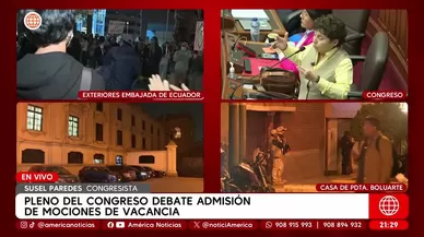 Debate del Congreso de la admisión de cuatro mociones de vacancia 