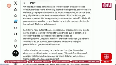 Abogado de Dina Boluarte: “No acudiremos al Parlamento”