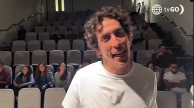 Mateo Garrido Lecca en AFHS: Mira lo que pasó detrás de cámaras