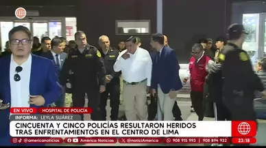 Policías y civiles heridos son atendidos en el Hospital de la Policía