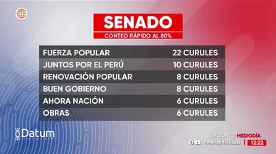 Senadores y diputados: Esta sería la distribución, según Datum al 80%