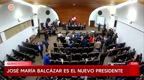 José María Balcázar es el nuevo presidente interino del Perú