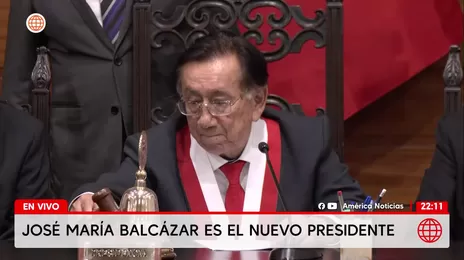 José María Balcázar juró como nuevo presidente de la Mesa Directiva del Congreso