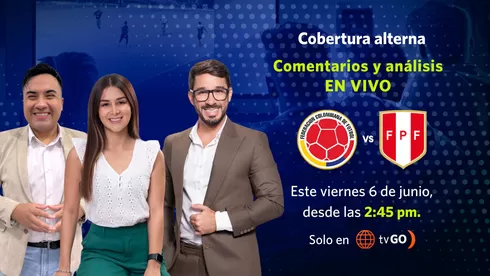 Cobertura alterna del Colombia vs Perú